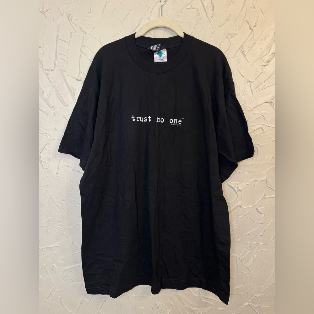Vintage 90s The X-Files Shirt XL Extra Large Fox Mulder Scully 1996 Trust No One